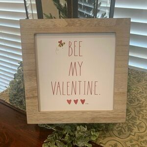Rae Dunn “Bee My Valentine” sign